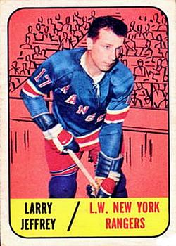 1967-68 Topps #21 Larry Jeffrey Front