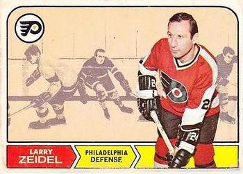 1968-69 O-Pee-Chee #92 Larry Zeidel Front