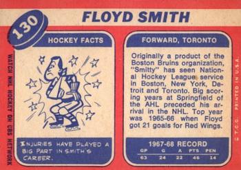 1968-69 Topps #130 Floyd Smith Back