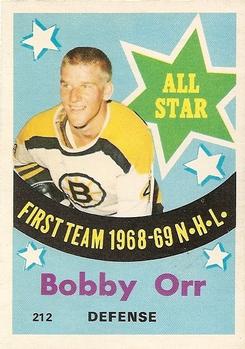 1969-70 O-Pee-Chee #212 Bobby Orr Front