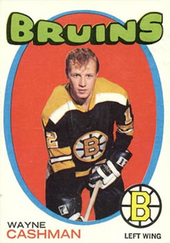 1971-72 O-Pee-Chee #129 Wayne Cashman Front