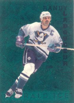 1995-96 Parkhurst International - Emerald Ice #7 Randy Ladouceur Front