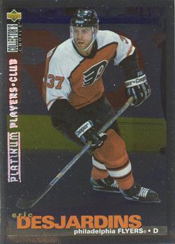 1995-96 Collector's Choice - Platinum Player's Club #105 Eric Desjardins Front