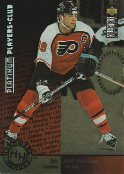 1995-96 Collector's Choice - Platinum Player's Club #377 Eric Lindros Front