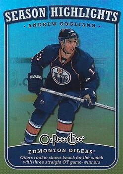 2008-09 O-Pee-Chee - Season Highlights #SH-3 Andrew Cogliano Front