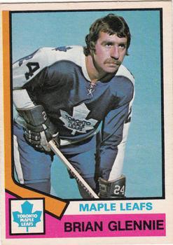 1974-75 O-Pee-Chee #310 Brian Glennie Front