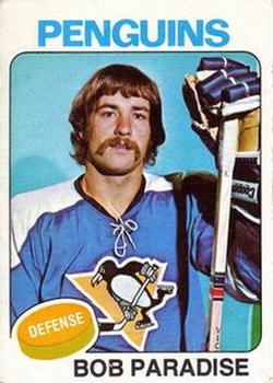 1975-76 O-Pee-Chee #21 Bob Paradise Front