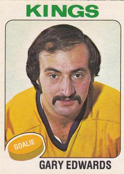 1975-76 O-Pee-Chee #105 Gary Edwards Front