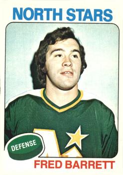 1975-76 O-Pee-Chee #124 Fred Barrett Front