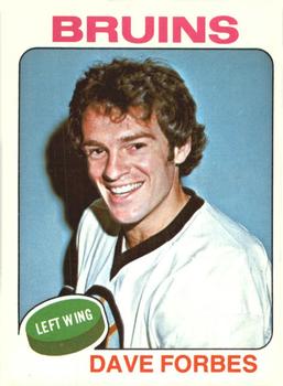 1975-76 O-Pee-Chee #173 Dave Forbes Front