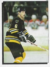 1984-85 O-Pee-Chee Stickers #186 Gord Kluzak Front