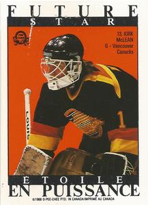 1991-92 OPC Premier #158 Kirk McLean Vancouver Canucks – Hockey Card World  Inc