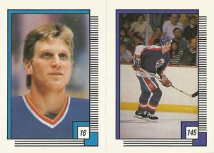 1988-89 O-Pee-Chee Stickers #16 / 145 Brett Hull / Jim Kyte Front