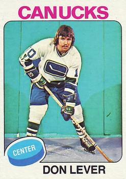 1975-76 Topps #206 Don Lever Front