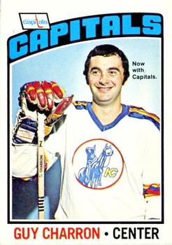 1976-77 O-Pee-Chee #186 Guy Charron Front