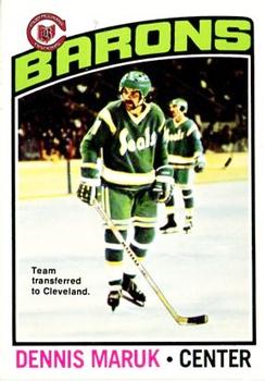 1976-77 O-Pee-Chee #86 Dennis Maruk Front