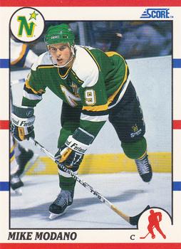 1990-91 Score Hottest and Rising Stars #97 Mike Modano Front
