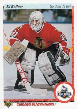 1990-91 Upper Deck French #55 Ed Belfour Front