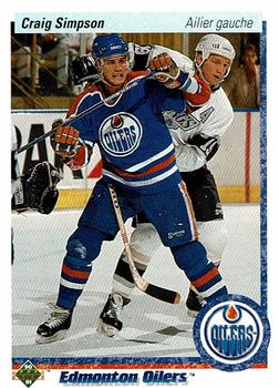 1990-91 Upper Deck French #129 Craig Simpson Front