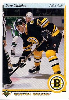 1990-91 Upper Deck French #61 Dave Christian Front