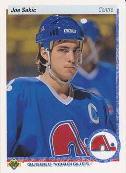 1990-91 Upper Deck French #164 Joe Sakic Front