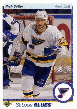 1990-91 Upper Deck French #328 Rich Sutter Front