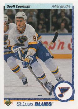 1990-91 Upper Deck French #438 Geoff Courtnall Front