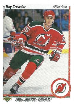 1990-91 Upper Deck French #441 Troy Crowder Front