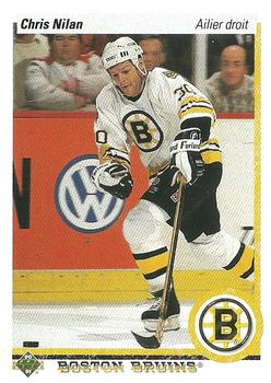 1990-91 Upper Deck French #442 Chris Nilan Front