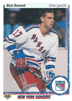 1990-91 Upper Deck French #540 Rick Bennett Front