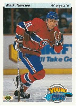 1990-91 Upper Deck French #532 Mark Pederson Front