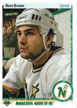 1990-91 Upper Deck French #48 Neal Broten Front