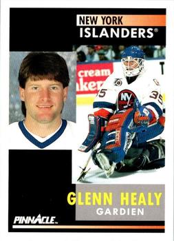 1991-92 Pinnacle French #185 Glenn Healy Front