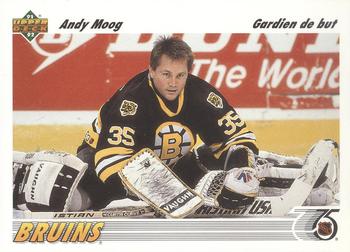 1991-92 Upper Deck French #147 Andy Moog Front