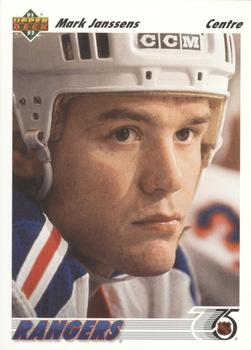 1991-92 Upper Deck French #228 Mark Janssens Front