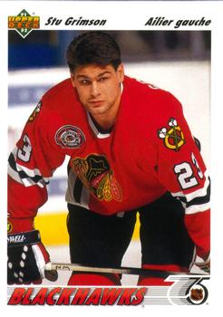 1991-92 Upper Deck French #416 Stu Grimson Front