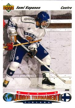 1991-92 Upper Deck French #674 Sami Kapanen Front