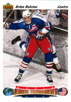 1991-92 Upper Deck French #699 Brian Rolston Front