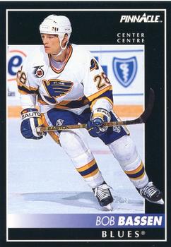 1992-93 Pinnacle Canadian #203 Bob Bassen Front