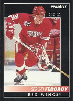 1992-93 Pinnacle Canadian #20 Sergei Fedorov Front