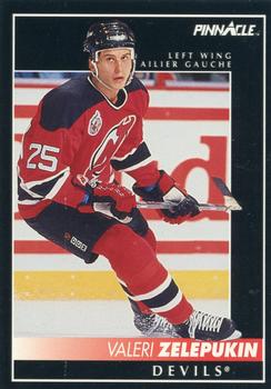 1992-93 Pinnacle Canadian #286 Valeri Zelepukin Front