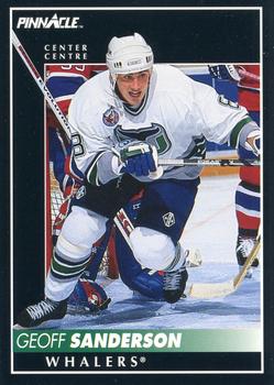 1992-93 Pinnacle Canadian #307 Geoff Sanderson Front