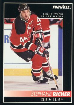 1992-93 Pinnacle Canadian #361 Stephane Richer Front