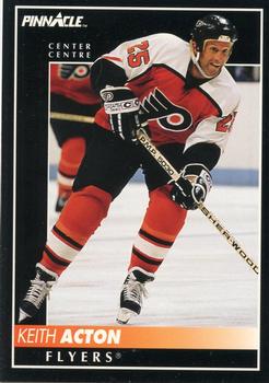 1992-93 Pinnacle Canadian #363 Keith Acton Front