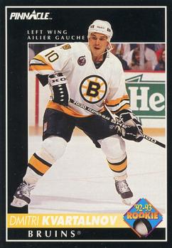 1992-93 Pinnacle Canadian #405 Dmitri Kvartalnov Front