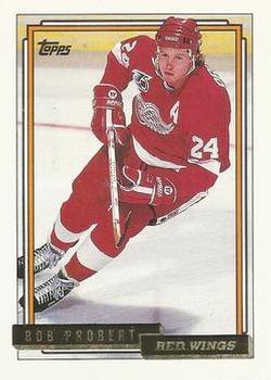 1992-93 Topps - Gold #63 Bob Probert Front