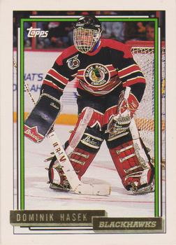 1992-93 Topps - Gold #136 Dominik Hasek Front