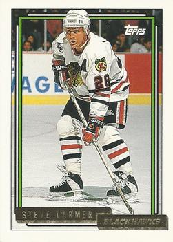 1992-93 Topps - Gold #497 Steve Larmer Front