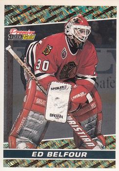 1993-94 O-Pee-Chee Premier - Black Gold #16 Ed Belfour Front