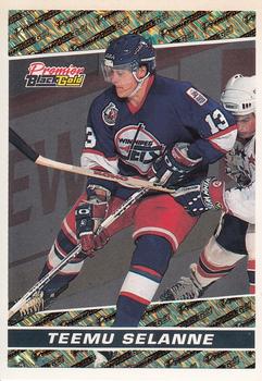 1993-94 O-Pee-Chee Premier - Black Gold #20 Teemu Selanne Front